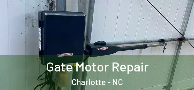 Gate Motor Repair Charlotte - NC