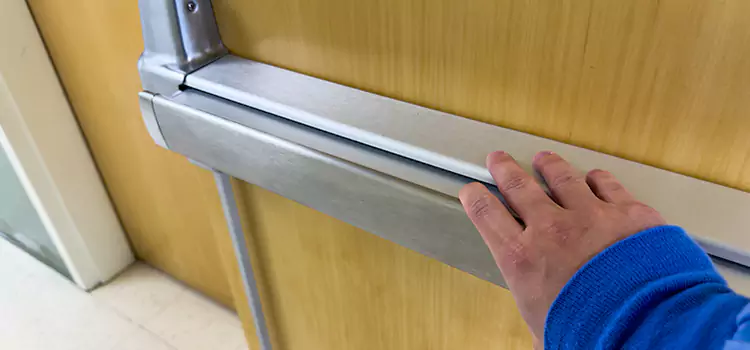 Installing a Push Bar on a Door Charlotte