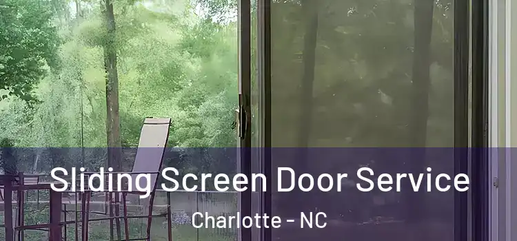 Sliding Screen Door Service Charlotte - NC